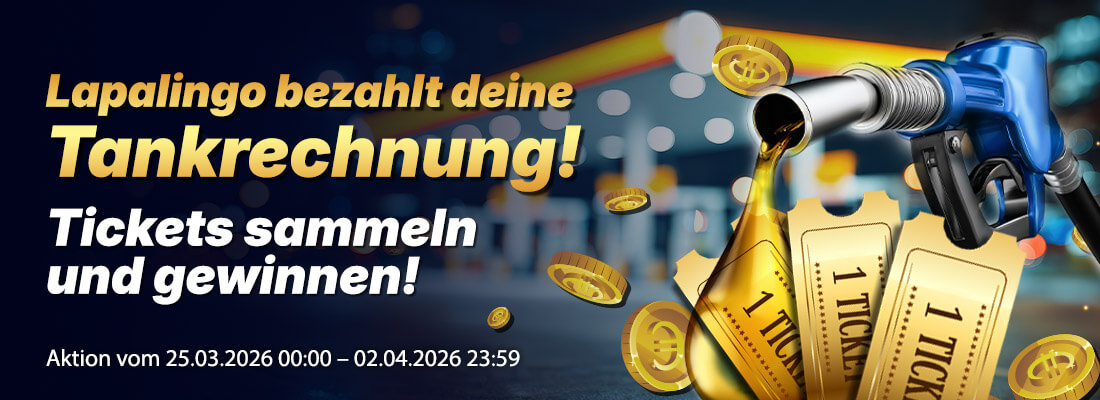 Online Spielothek Lapalingo.de bezahlt deine Tankrechnung!